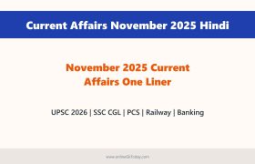 One-liner Current Affairs Q&A – November 2025 3 One-liner Current Affairs Q&A – November 2025