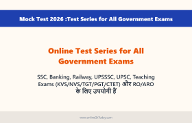 Mock Test 2026 :Test Series for All Government Exams 4 Online Test Series for All Government Exams