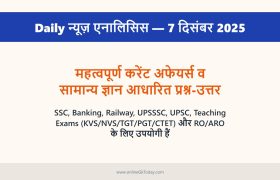 Today's IAS News Analysis — December 7, 2025