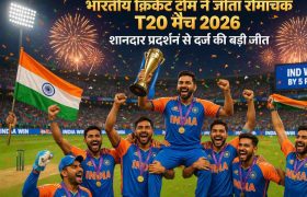 Indian cricket team ने जीता रोमांचक T20 मैच 2026 – शानदार प्रदर्शन से दर्ज की बड़ी जीत