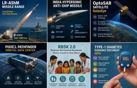 भारत की हाइपरसोनिक मिसाइल (LR-AShM), OptoSAR उपग्रह और RBSK 2.0: महत्वपूर्ण वस्तुनिष्ठ प्रश्नोत्तरी 2026
